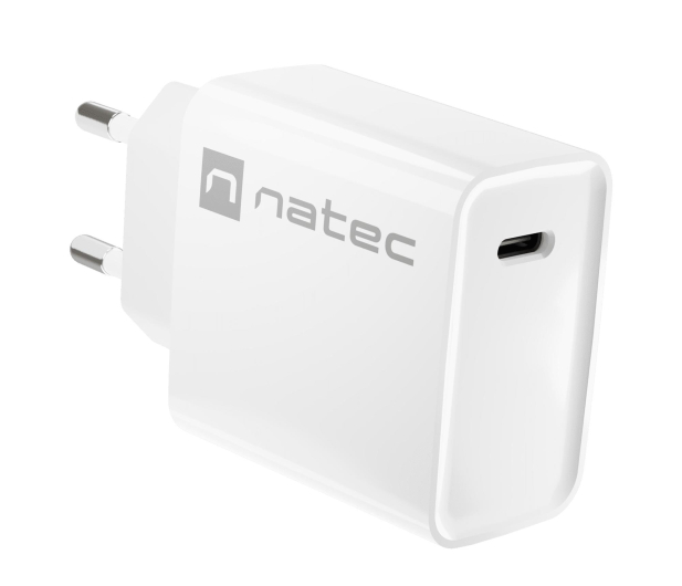 Natec RIBERA 1X USB-C 20W BIAŁA - 1480404 - zdjęcie